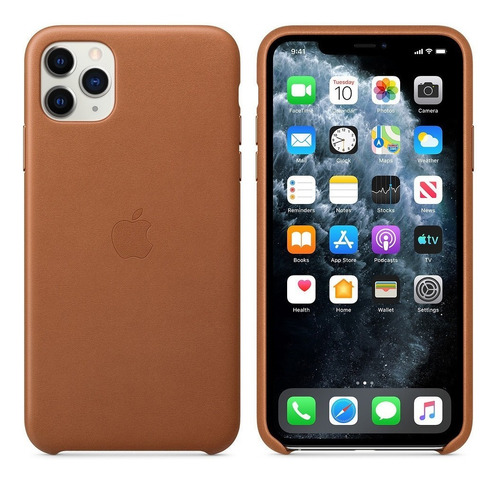 Apple Leather Case Para iPhone 11 Pro Max 6.5 De Cuero 