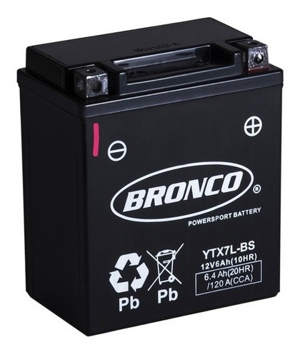 Imagen 3 de 5 de Bateria Ytx7l-bs Honda Tornado Falcon 400 Twister 250