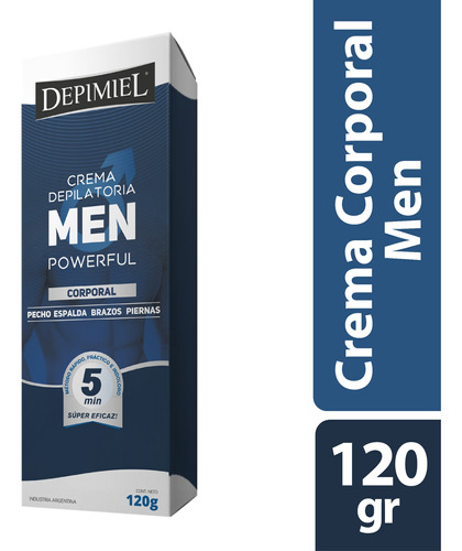 Crema Depilatoria Men Powerful X120 Gr Depimiel