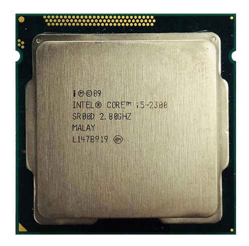 Procesador gamer Intel Core i5-2300 BX80623I52300  de 4 núcleos y  3.1GHz de frecuencia con gráfica integrada