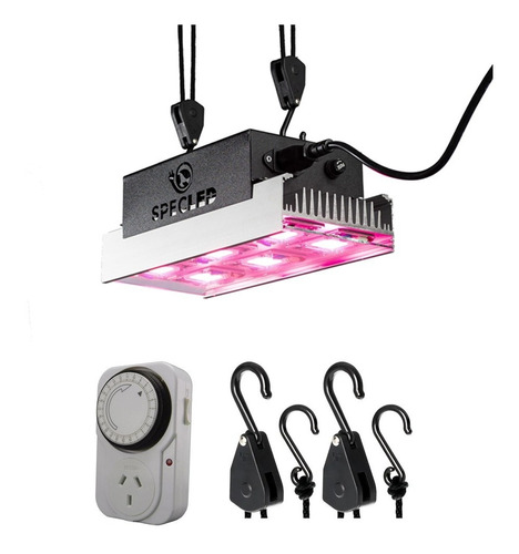 Luz Led Cultivo Indoor Specled 300w + Poleas + Timer