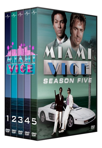 Division Miami Vice Completa 5 Temporadas Dvd Subtitulada