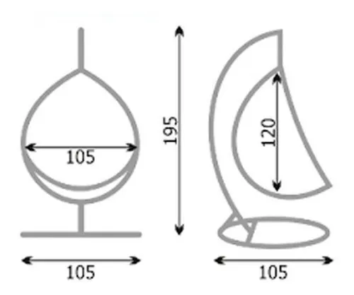 Silla Colgante Eggs Style