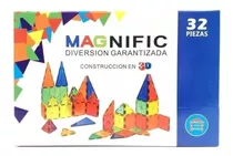 Comprar Bloques Para Armar Magnéticos De Magnific Tiles 32 Piezas Educativos Entretener Habilidad Didacticos Primera Infancia Infantiles Motrocidad Fina Concentracion Saludables Ideal Pasa Tiempos Dias Lluvia