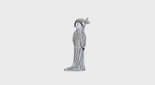 Estatua San La Muerte Archivo Stl Para Impr 3d