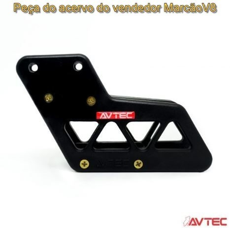 Guia De Corrente(roda Traseira) Crf230, Cor Preta  Avtec