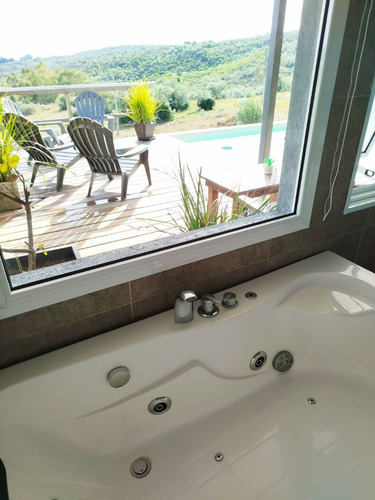Casa Con Piscina Climatizada Y Jacuzzi Villa Serrana Entrepiedras .leer Descripción