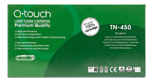 Toner Q-touch Compatible Con Brother Cn-4571 Negro  Tn-450