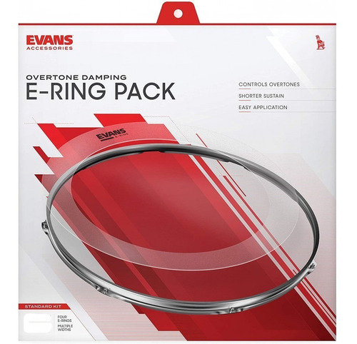 Evans E-ring Dumper De Tambor Bateria Medida 14 Ersnare
