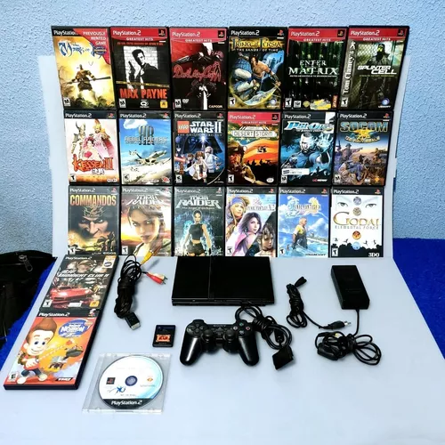 Playstation 2 Slim Play2 Completo + 10 Jogos + Garantia Ps2 2