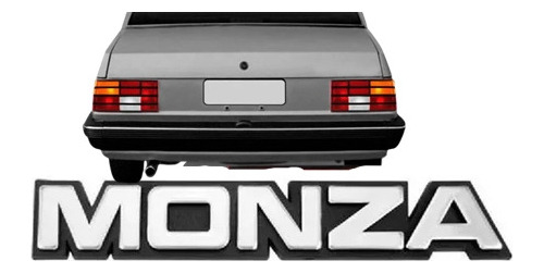 Emblema Nome Monza Até 1990 Cromado