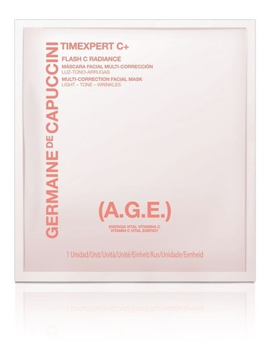 Máscara Flash C Máscara Facial Multi-corrección Vitamina C 