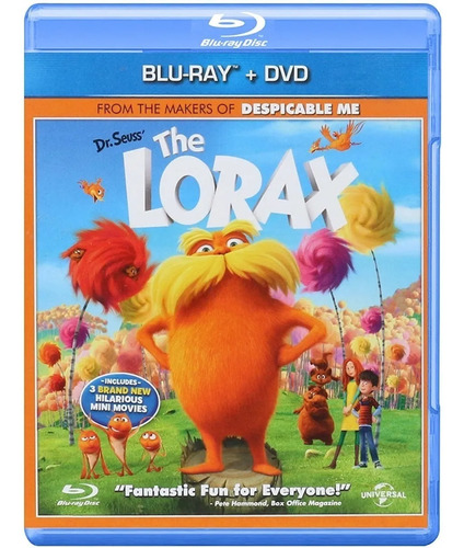 Lorax En Busca De La Trufula Perdida Blu-ray + Dvd