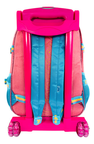 Mochila Llantas Lonchera Y Lapicera Hello Kitty Cinnamoroll Rosa Cinnamoroll