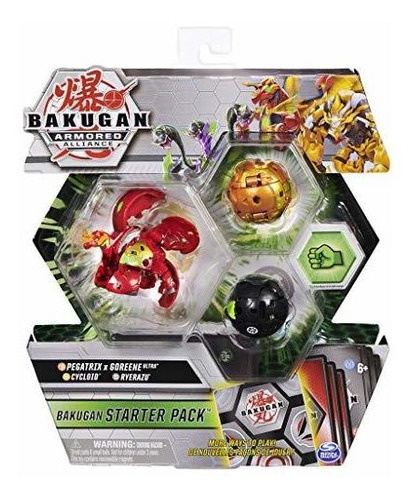 Paquete De Inicio Bakugan Armored Alliance - Pegatrix X Gore