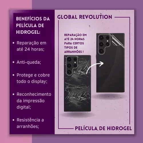 Película Hidrogel Hd Frente E Verso Para Redmi Turbo 3