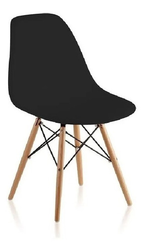 Imagen 2 de 10 de Sillas Eames Patas De Madera 4 Gardenlife Reforzadas Living