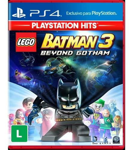 Jogo Lego Batman 3 Beyond Gotham Playstation Hits Ps4 Novo