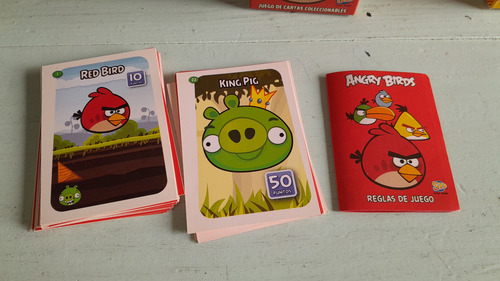Juego De Cartas Argry Birds Con Caja Rojo Español (Usado)
