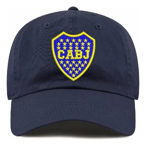 comprar Gorro Jockey Visera Curva Boca Juniors Futbol Bordado