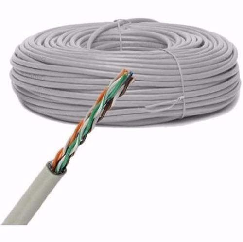 Rollo De Cable Utp 5e Interior 305 Metros 65% Color Blanco