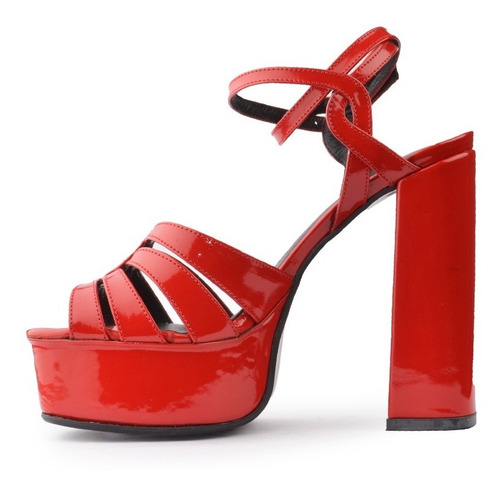 Sandalias De Fiesta Noche Mujer De Cuero Milano - Ferraro