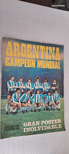 Revipóster Selección Argentina Campeón Mundial 1978