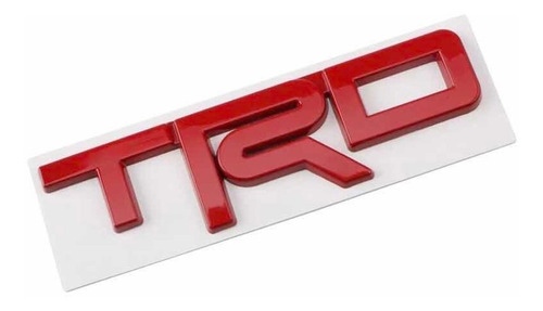 Emblema Trd Rojo Toyota Hilux Tacoma Tundra Fj Cruiser Rav4