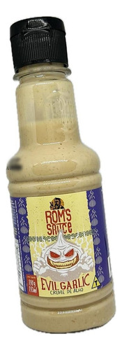 Molho De Alho Premium Evil Garlic Rom's Sauce Premium 190g