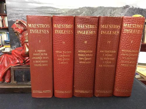 Maestros Ingleses - 5 Tomos - Editorial Planeta - Novelas (Usado)