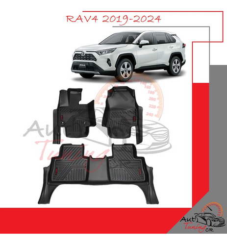 Alfombras Tipo Bandeja Toyota Rav4 2019-2024