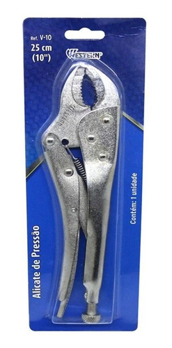 Imagem 2 de 2 de Alicate De Pressao 25cm Western V-10