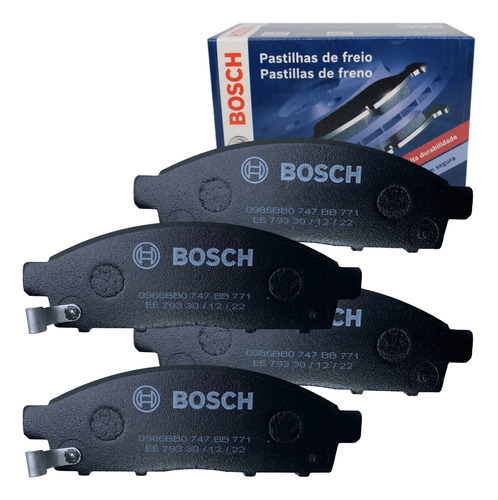 Kit Pastilha Dianteira L200 Triton Pajero Dakar Sport Bosch