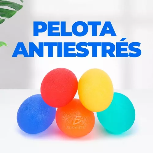 Pelota Rehabilitación Antiestrés Oval Para Mano Set De 5