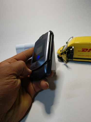 Motorola V3i Itunes Original Exelente Telcel Leer Descripción Azul (Usado)