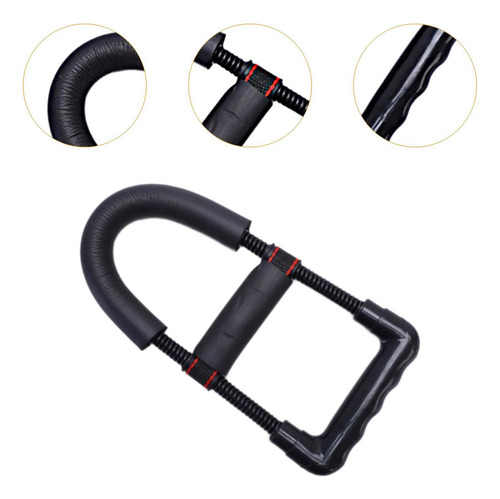 Entrenador De Brazo Expander De Potencia Portátil Bar Negro
