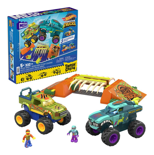 Mega Hot Wheels Construcción Monster Trucks S&c Wrex