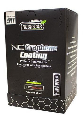 Protetor Cerâmico De Pintura Nc Graphene Coating 9 H 50 Ml