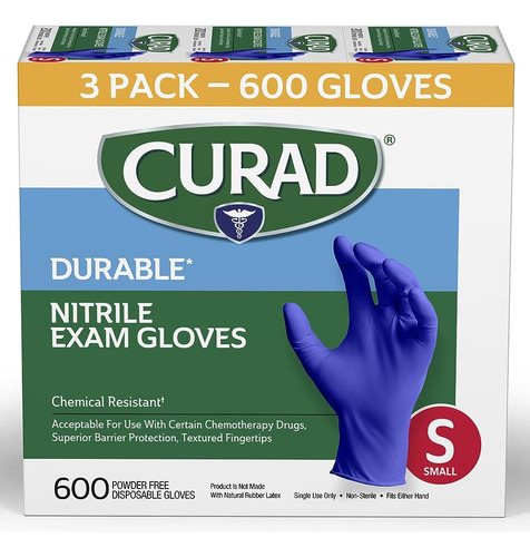 Guantes De Examen De Nitrilo Curado, Duraderos, Sin Polvo, R