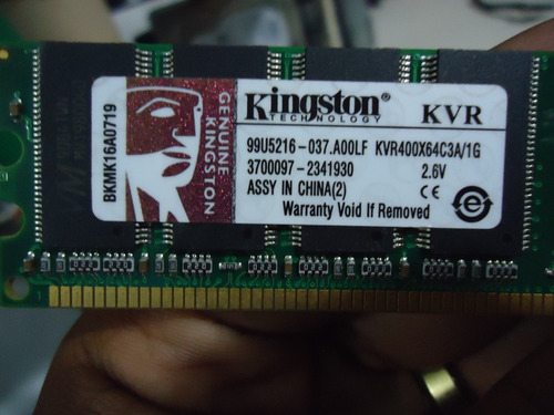 2 Memorias Kingston Kvr400x64c3a/1g (Usado)