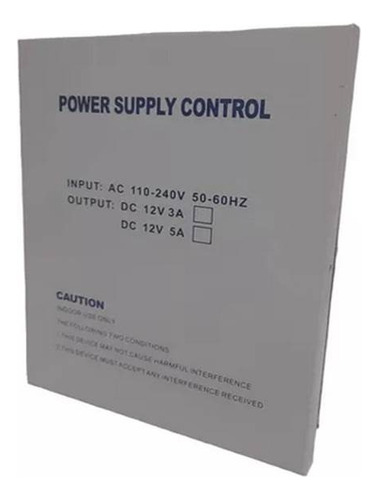 Fuente De Poder Especial Para Controles De Acceso 12vdc 5amp