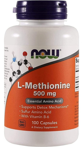 Metionina 500mg 100caps Now Foods - Unidad a $1979