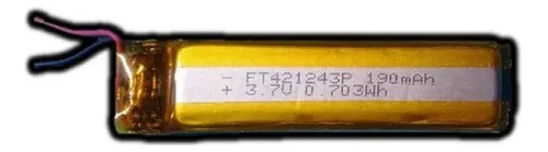 Bateria Litio 190mah Con Sellos Protección 3.7v Homologada