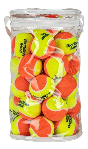 Imagem 2 de 2 de Bola De Tênis Tecnifibre-est. 2(laranja)/b. Tennis-pack C/36