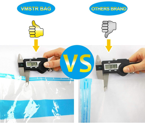 Vmstr Jumbo Bolsas De Almacenamiento Al Vacío Para Rop...