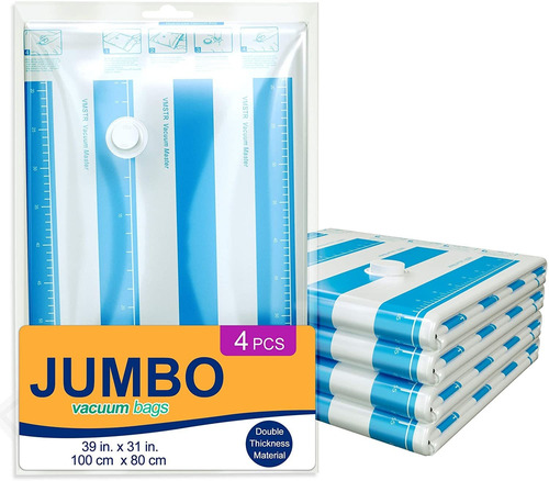 Vmstr Jumbo Bolsas De Almacenamiento Al Vacío Para Rop...