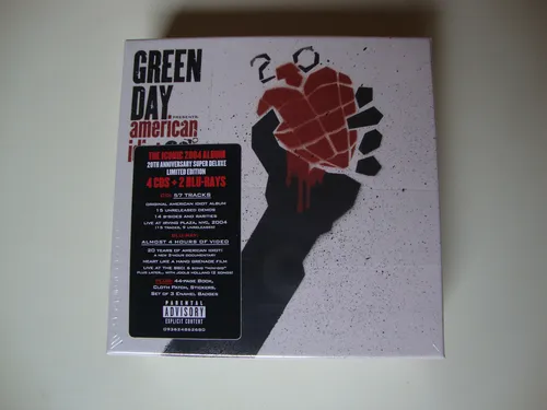 Box 4 Cds + 2 Blu-rays - Green Day - American Idiot (20th An