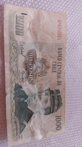 Billete Antiguo $ 1000 Pesos