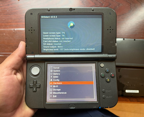 Nintendo New 3ds Xl Majosas Mask Ips Negro (Usado)