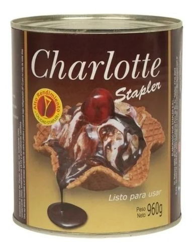 Chocolate Charlotte Stapler Lata X 960 G